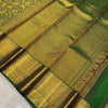 Divine Dark Green Soft Banarasi Silk Saree With Entrancing Blouse Piece