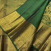 Divine Dark Green Soft Banarasi Silk Saree With Entrancing Blouse Piece