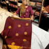 Susurrous Maroon Soft Banarasi Silk Saree With Tremendous Blouse Piece
