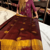 Susurrous Maroon Soft Banarasi Silk Saree With Tremendous Blouse Piece