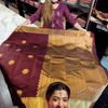 Susurrous Maroon Soft Banarasi Silk Saree With Tremendous Blouse Piece