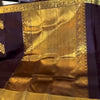 Woebegone Brown Soft Banarasi Silk Saree With Angelic Blouse Piece