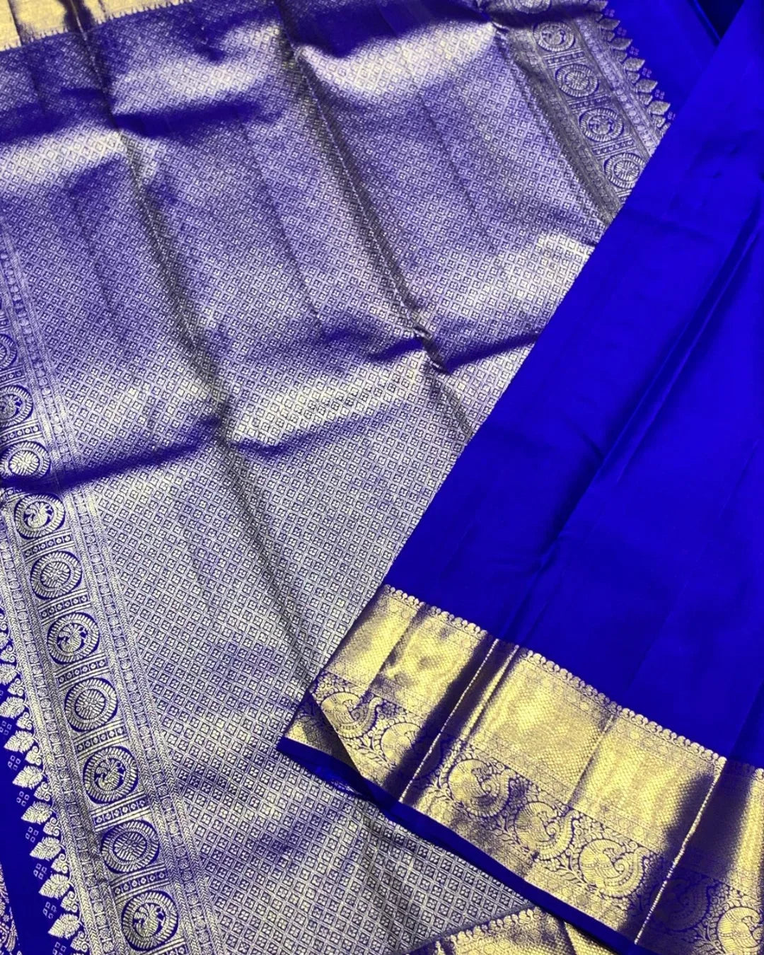 Charismatic Royal Blue Soft Banarasi Silk Saree With Pretty Blouse Piece