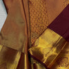 Bewitching Wine Soft Banarasi Silk Saree With Arresting Blouse Piece