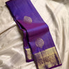 Ornate Purple Soft Banarasi Silk Saree With Ethereal Blouse Piece