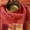 Glamorous Red Soft Silk Saree With Imaginative Blouse Piece