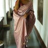 Flaunt Grey Soft Silk Saree With Girlish Blouse Piece