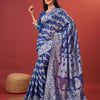 Radiant Royal Blue Cotton Silk Saree With Whimsical Blouse Piece