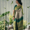 Glamorous Grey Soft Silk Saree With Dulcet Blouse Piece