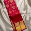 Mesmeric Red Soft Banarasi Silk Saree With Inspiring Blouse Piece