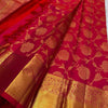 Mesmeric Red Soft Banarasi Silk Saree With Inspiring Blouse Piece