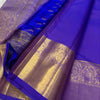 Chatoyant Royal Blue Soft Banarasi Silk Saree With Desultory Blouse Piece