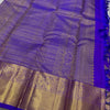 Chatoyant Royal Blue Soft Banarasi Silk Saree With Desultory Blouse Piece