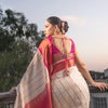 Panoply Beige Soft Silk Saree With Incredible Blouse Piece