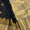 Beleaguer Black Soft Banarasi Silk Saree With Forbearance Blouse Piece