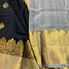 Beleaguer Black Soft Banarasi Silk Saree With Forbearance Blouse Piece