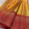 Profuse Golden Soft Banarasi Silk Saree With Winsome Blouse Piece
