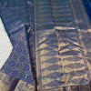 Prettiest Blue Soft Banarasi Silk Saree With Twirling Blouse Piece