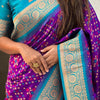 Engrossing Purple Soft Silk Saree With Marvellous Blouse Piece
