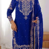 Designer Heavy Embroidered Kurta Sharara Suit Set with Dupatta | 10 Color Options