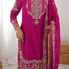 Designer Heavy Embroidered Kurta Sharara Suit Set with Dupatta | 10 Color Options