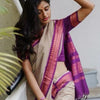 Admirable Beige Soft Silk Saree With Whimsical Blouse Piece