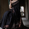 Entrancing Black Soft Silk Saree With Brood Blouse Piece