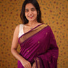 Delightful Magenta Soft Silk Saree With Classic Blouse Piece