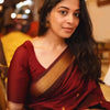Hypnotic Maroon Soft Silk Saree With Scrupulous Blouse Piece
