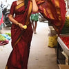 Hypnotic Maroon Soft Silk Saree With Scrupulous Blouse Piece