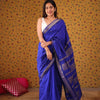 Staggering Royal Blue Soft Silk Saree With Fragrant Blouse Piece