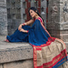 Impressive Blue Soft Silk Saree With Deserving Blouse Piece