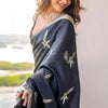 Quixotic Black Soft Silk Saree With Outstanding Blouse Piece