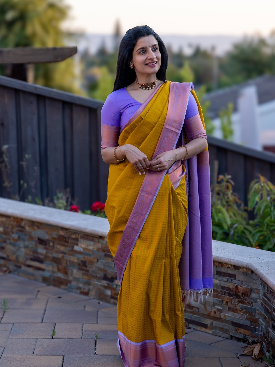 Felicitous Yellow Soft Silk Saree With Desiring Blouse Piece