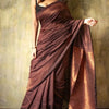 Extraordinary Brown Soft Silk Saree With Intricate Blouse Piece