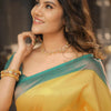 Breathtaking Yellow Soft Silk Saree With Intricate Blouse Piece