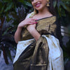 Wonderful Off White Soft Silk Saree With Desiring Blouse Piece