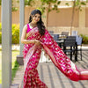 Sophisticated Dark Pink Soft Silk Saree With Gratifying Blouse Piece
