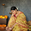 Magnificat Mustard Cotton Silk Saree With Exemplary Blouse Piece