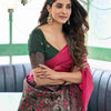 Attractive Dark Pink Soft Silk Saree With Wonderful Blouse Piece