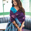 Opulent Purple Soft Silk Saree With Glorious Blouse Piece