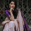 Flaunt Peach Soft Silk Saree With Intricate Blouse Piece