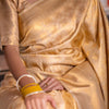 Arresting Beige Soft Silk Saree With Fantabulous Blouse Piece