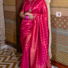Murmurous Dark Pink Soft Silk Saree With Traditional Blouse Piece