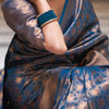 Invaluable Navy Blue Soft Silk Saree With Quixotic Blouse Piece