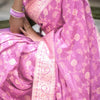 Glorious Baby Pink Soft Silk Saree With Opulent Blouse Piece