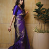 Comely Royal Blue Soft Silk Saree With Evocative Blouse Piece