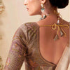 Opulent Beige Cotton Silk Saree With Propinquity Blouse Piece