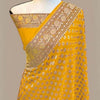 Blissful Yellow Soft Banarasi Silk Saree With Engrossing Blouse Piece