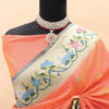 Classy Orange Paithani Silk Saree With Precious Blouse Piece